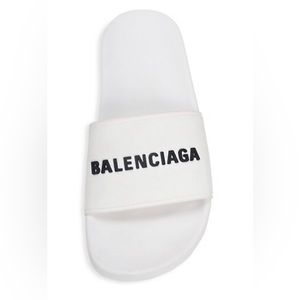 Balenciaga White Slides 🌴👙